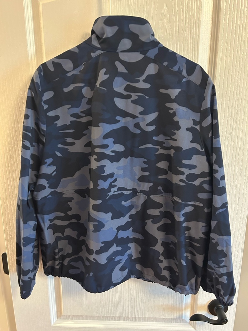 Chico's Blue Camo Full-Zip Utility Jacket - Picture 6 of 6